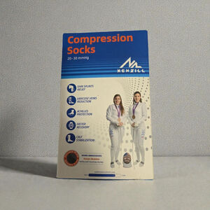 Unisex NEMZILL L/XL Black Compression Socks